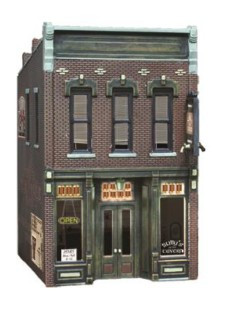 Sully's Tavern 2Story Building O Scale Woodland Scenics
