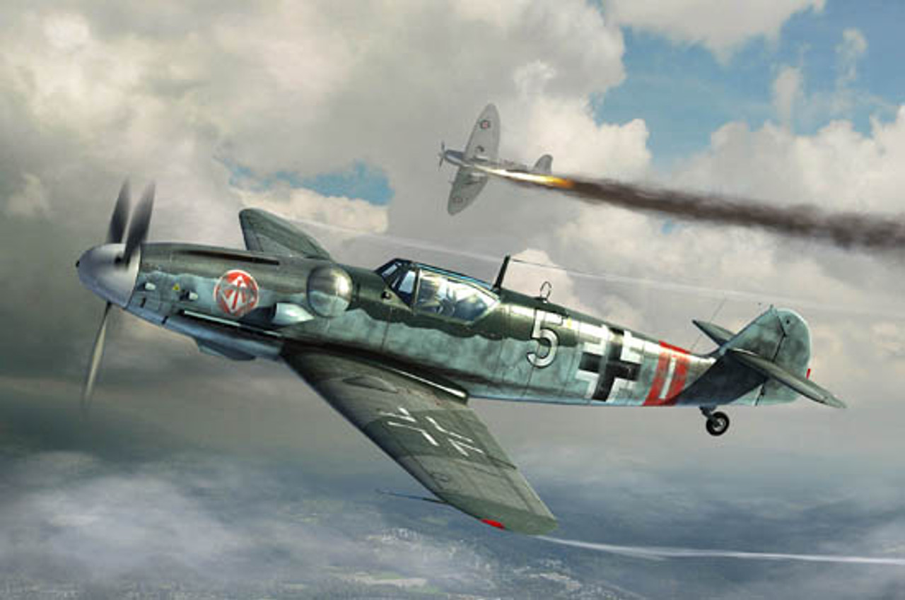 Messerschmitt Bf 109G-6 German Fighter Late Variant 1/32 Trumpeter