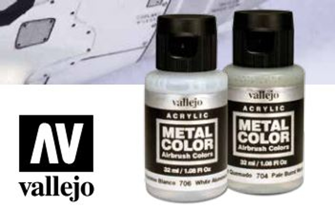 Vallejo Metal Color: SET of 4 colors 32ml - Star Metallic Panel VALLEJO  AV77601