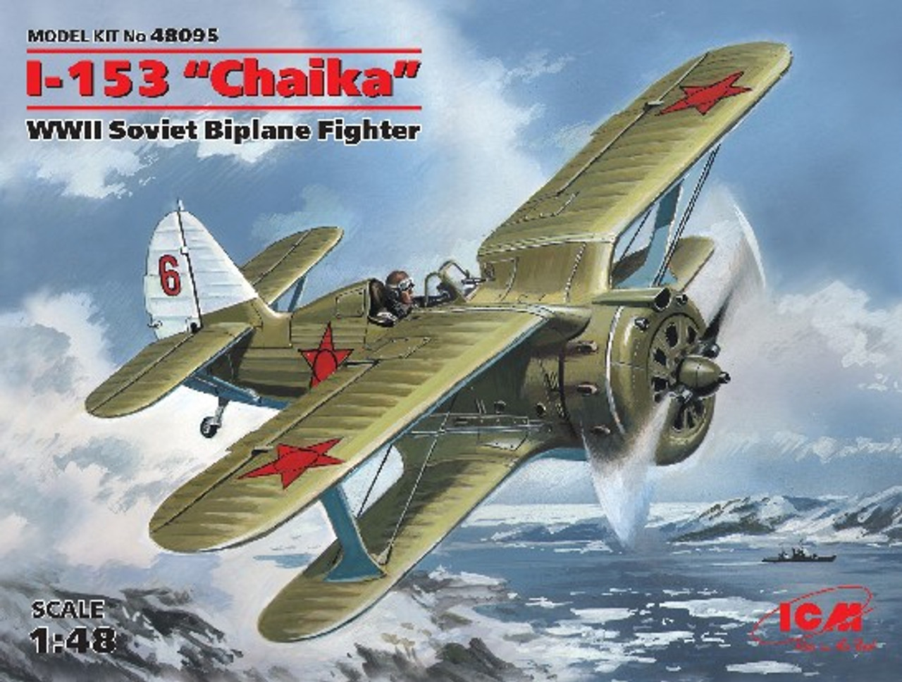 Details about   I-153 Chaika World War II Soviet Fighter 1/32 Scale Plastic Model Kit ICM 32010 