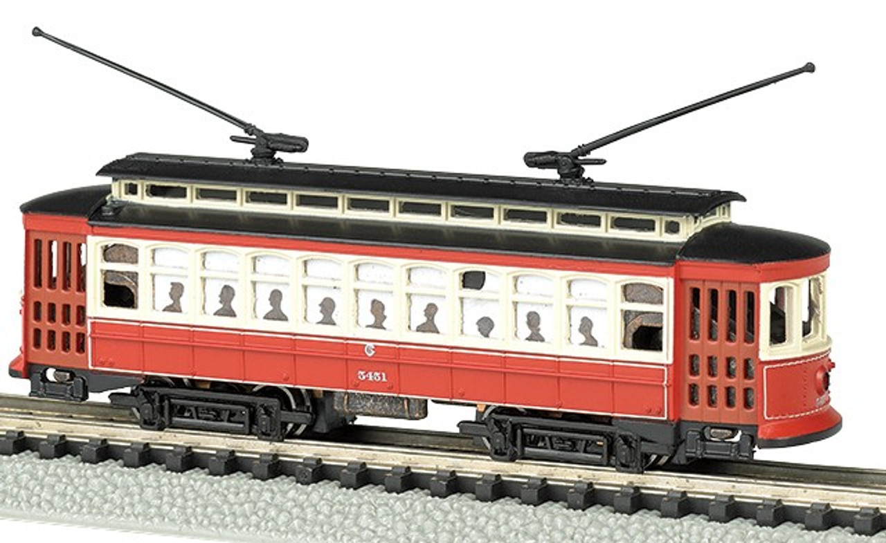 n scale trolley set