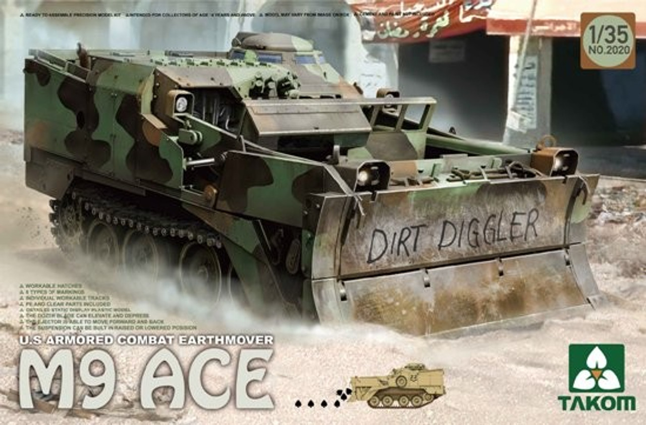 M9 ACE US Armored Combat Earthmover 1/35 Takom