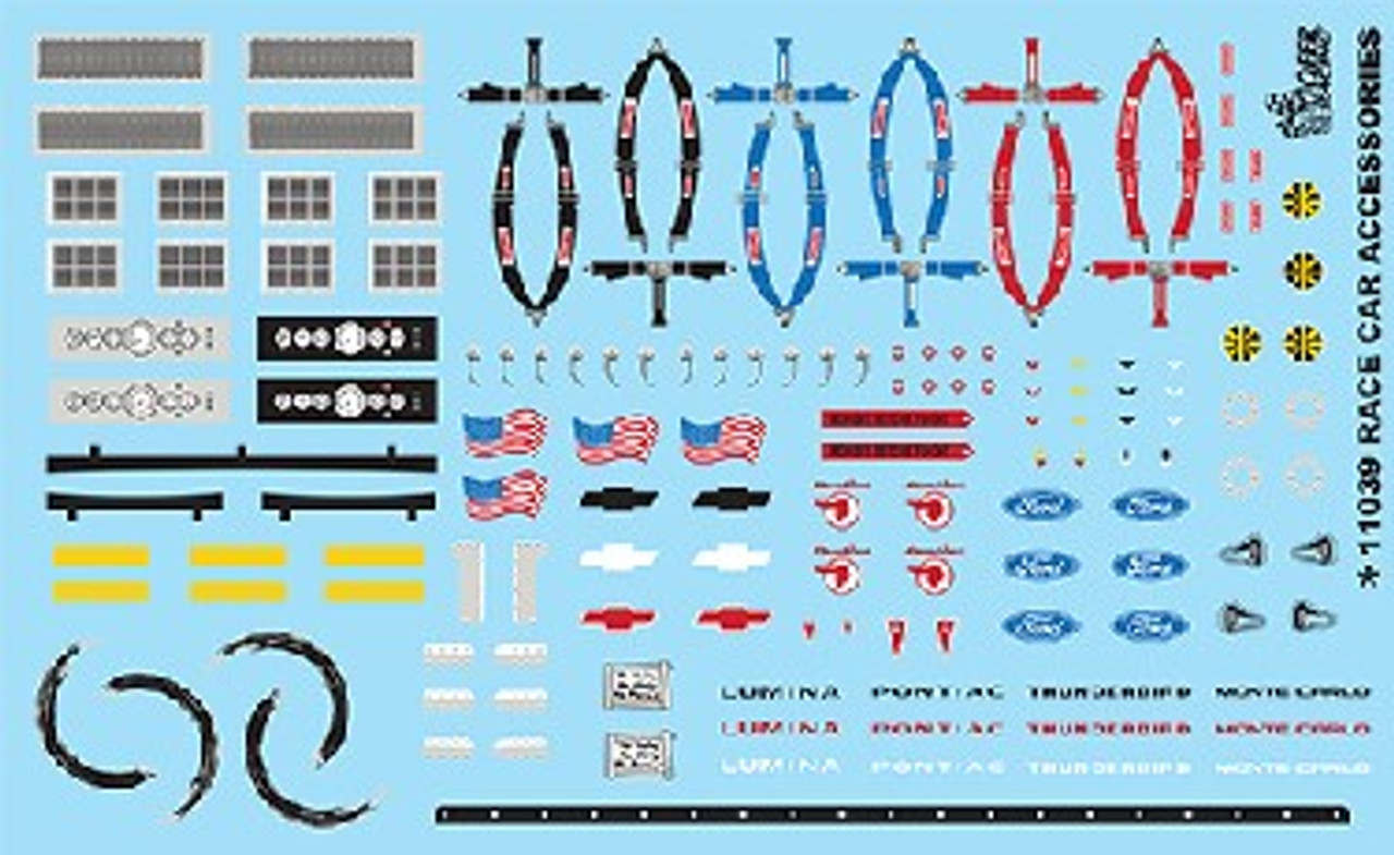 NASCAR Decal for Pinewood Derby Cars