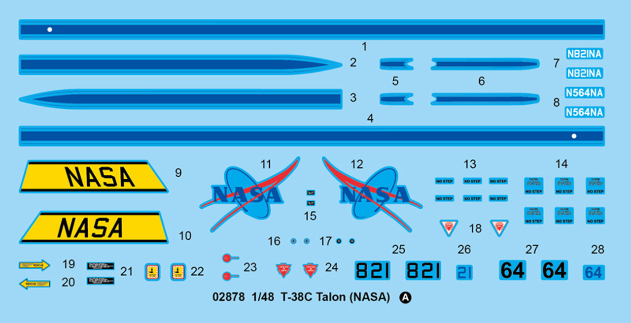 トランペッター 1/48 T-38Cタロン NASA プラモデル ggw725x USAF T-38C Talon NASA Jet Trainer 1/48 Trumpeter