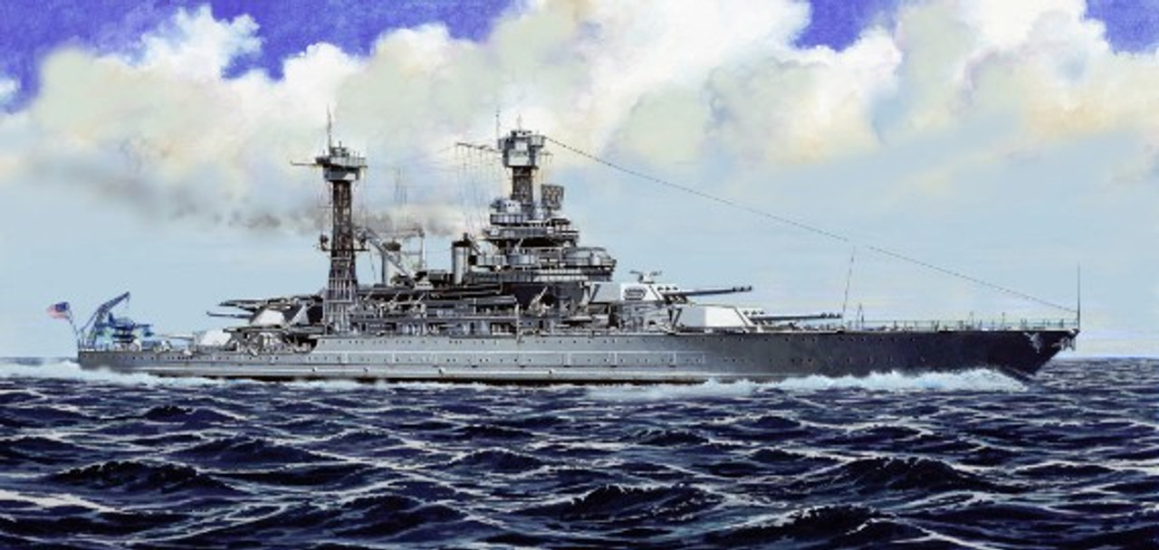 トランペッター 1/700 アメリカ海軍 BB-44 カリフォルニア 1941 USS California BB-44 Battleship 1941 1/700 Trumpeter