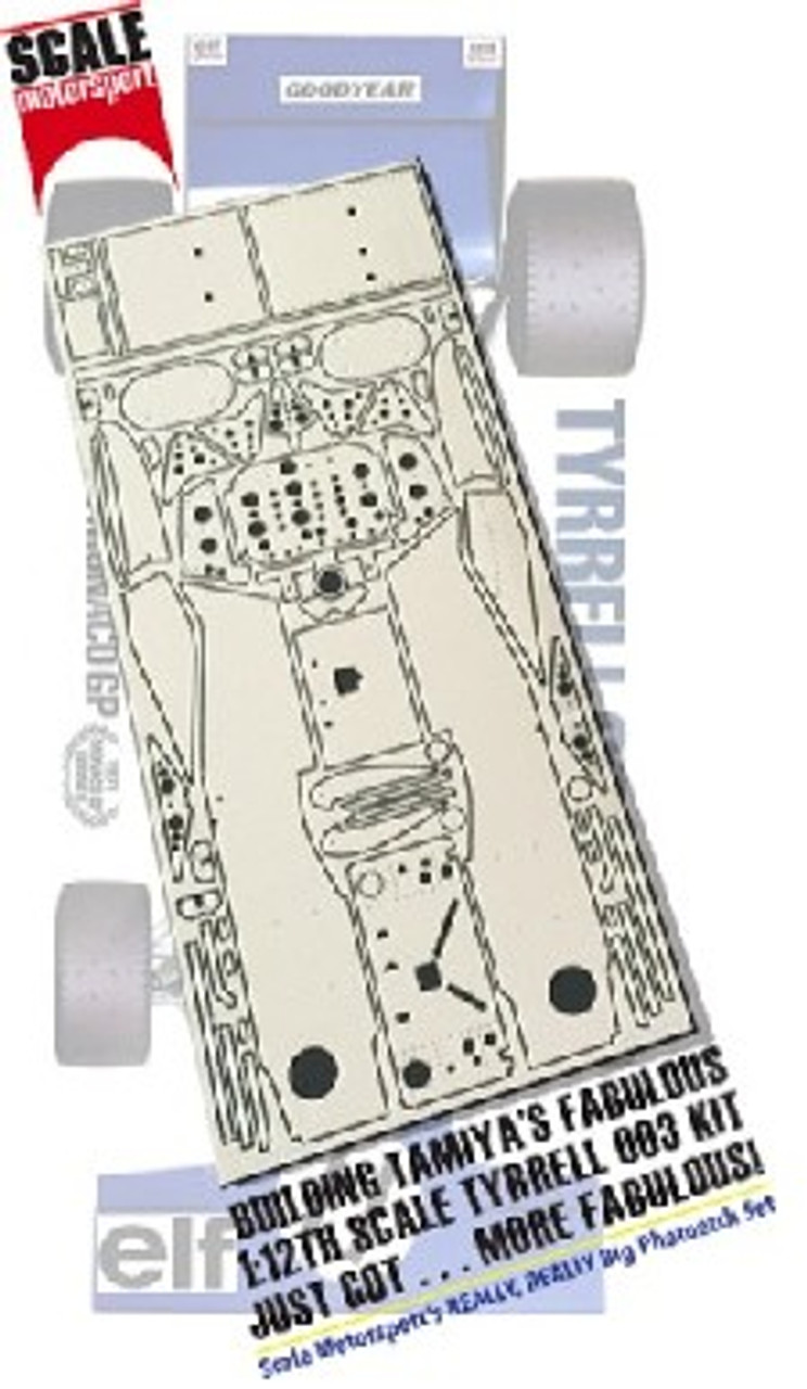 Tyrrell 003 Monaco GP Photo-Etch Detail Set For TAM 1/12 Scale Motorsport