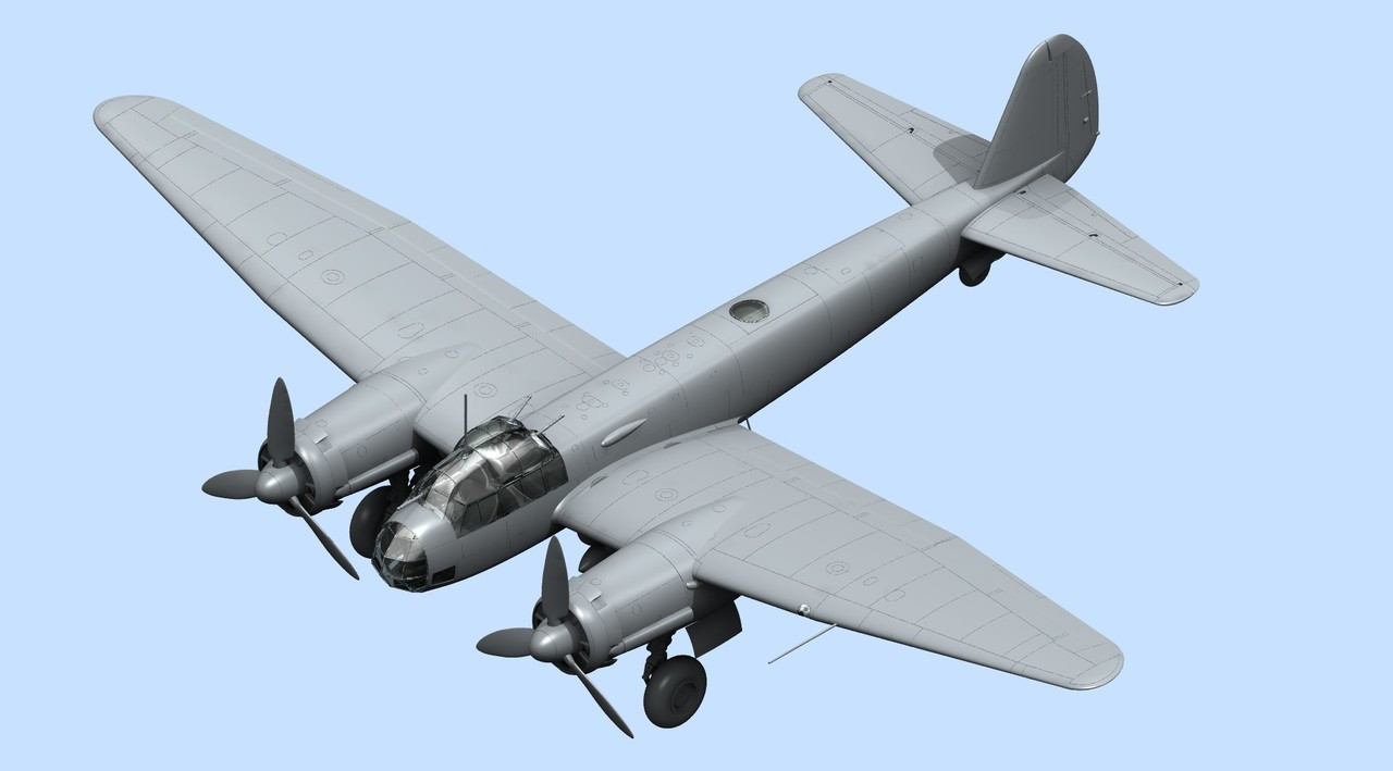 WWII German Ju 88A-4 Bomber 1/48 ICM Models