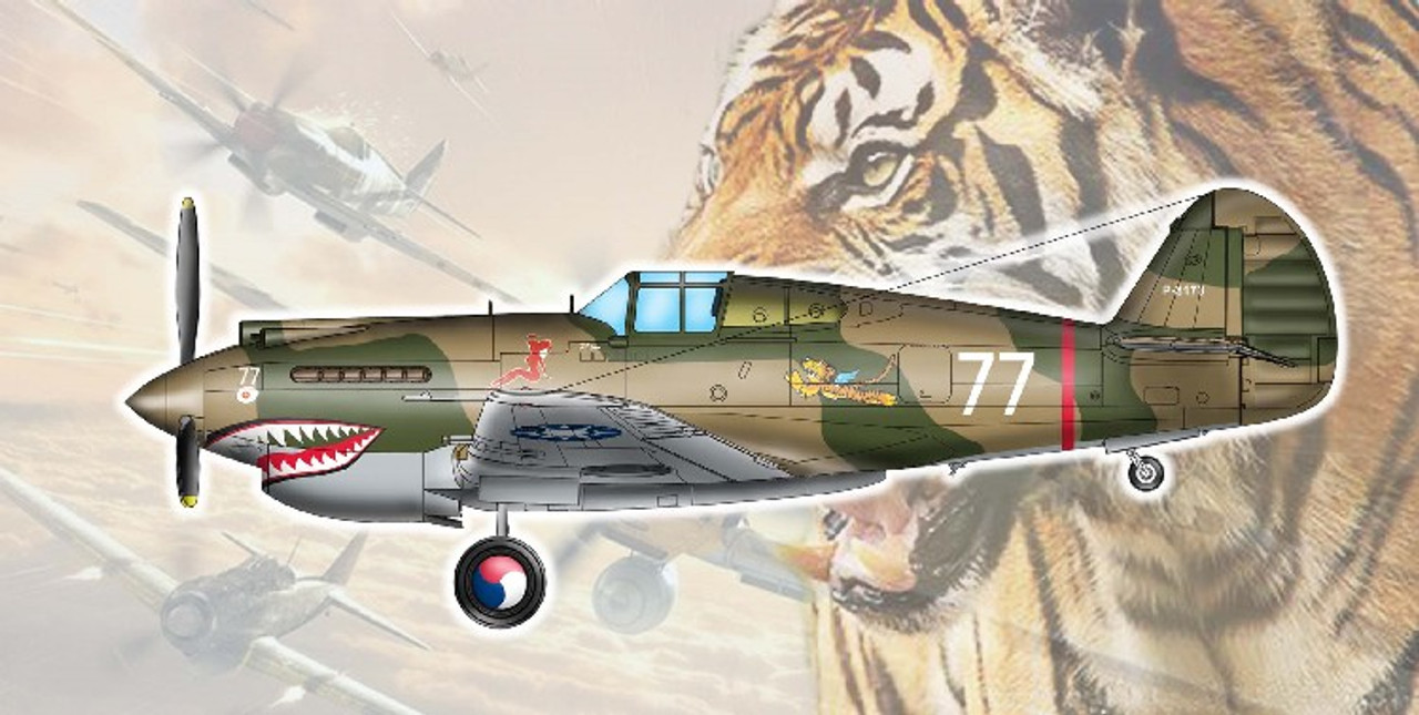 H-81A-2(AVG) P-40 Variant Aircraft 1/48 Trumpeter