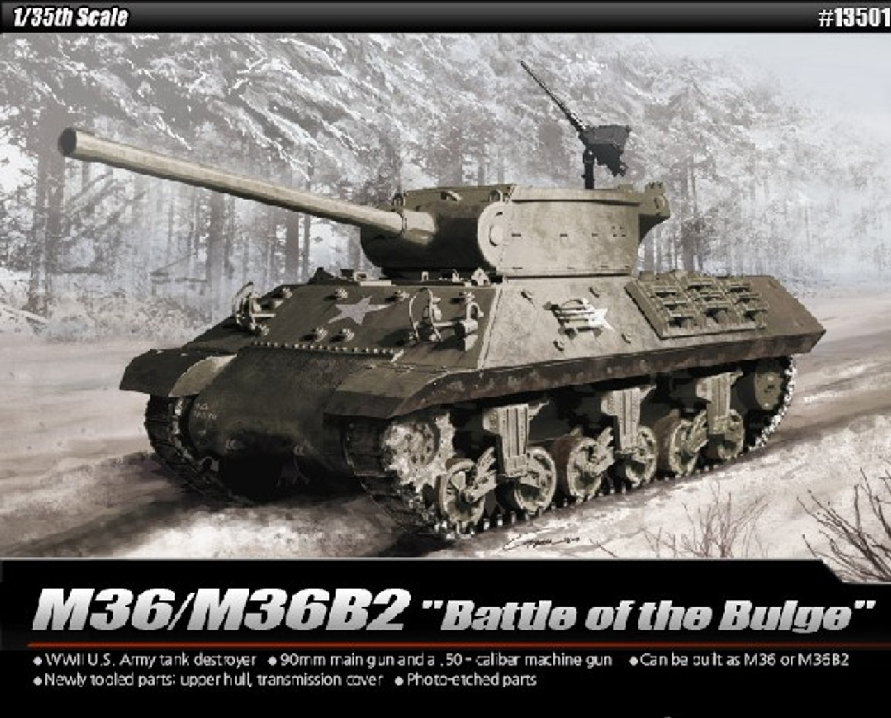 m36/m36b2 tank destroyer battle of the bulge