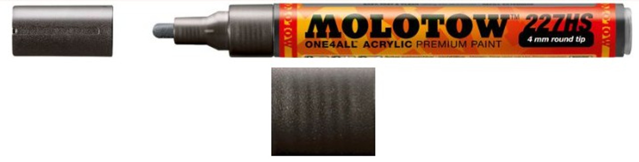4mm Metallic Black Acrylic Paint Marker Molotow Markers