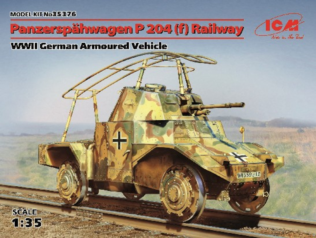 Model Kit 32413 Tamiya 1/35 Military Series No.13 German Army Railway P204 f