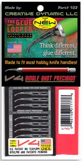 The Glue Looper MicroGlue Applicator for Extreme Small Parts Creative