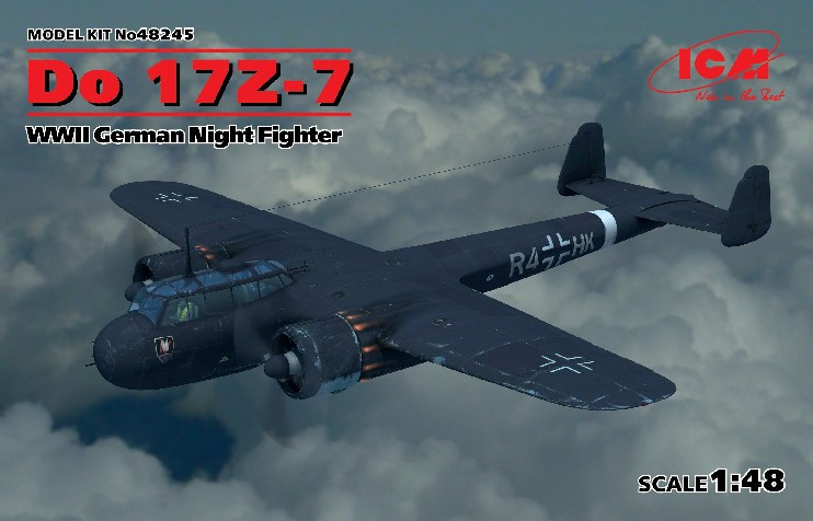WWII German Do17Z7 Night Fighter 1/48 ICM Models WWII German Do17Z7 Night Fighter 1/48 ICM Models