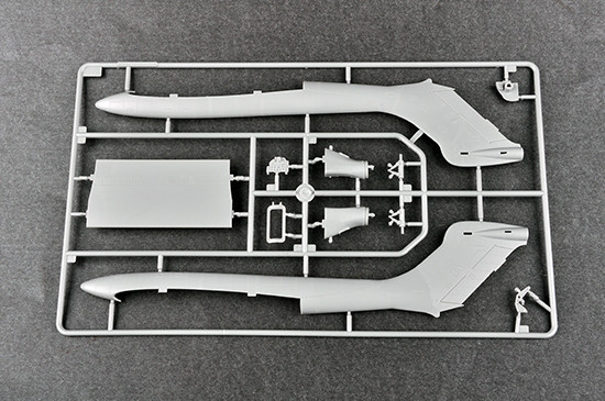 Maquette Plastique 1/48 De Havilland Sea Vixen FAW.2 - Trumpeter - Avion De Chasse Britannique - 140 Pièces - Dès 14 Ans