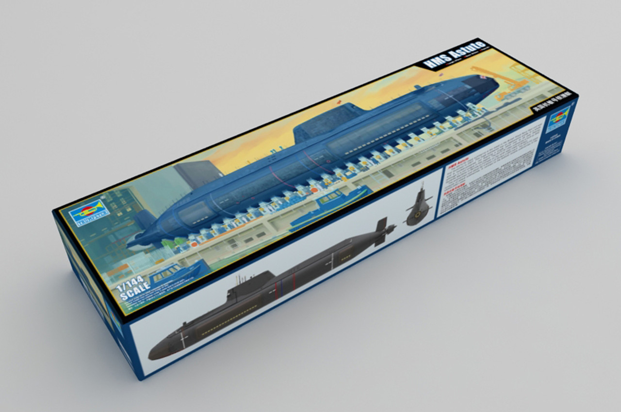HMS Astute British Submarine 1/144 Trumpeter
