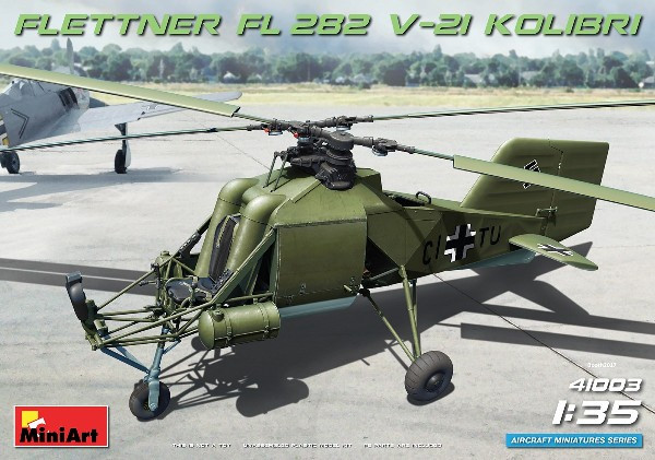Flettner Fl 282 V-21 Kolibri Single-Seat German Helicopter 1/35