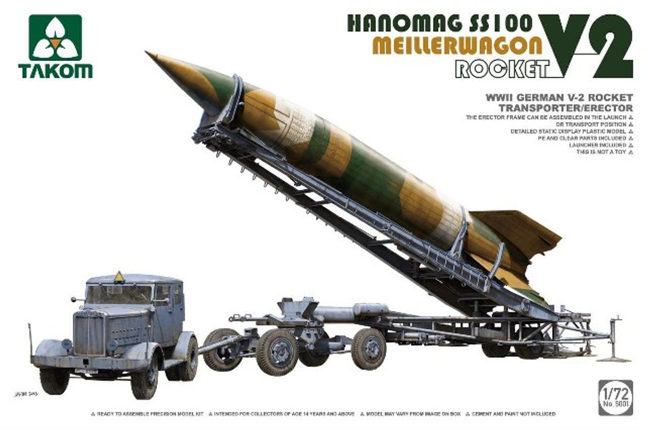 タコム 1/35 第二次世界大戦 ドイツ軍 V2ロケット &amp; ロケット運搬/発射台兼用車メイラーワーゲン &amp; ハノマーグSS100トラクター プラモデル TKO20 dwos6rj Amazon | タコム 1/35 第二次世界大戦 ドイツ軍 V2ロケット