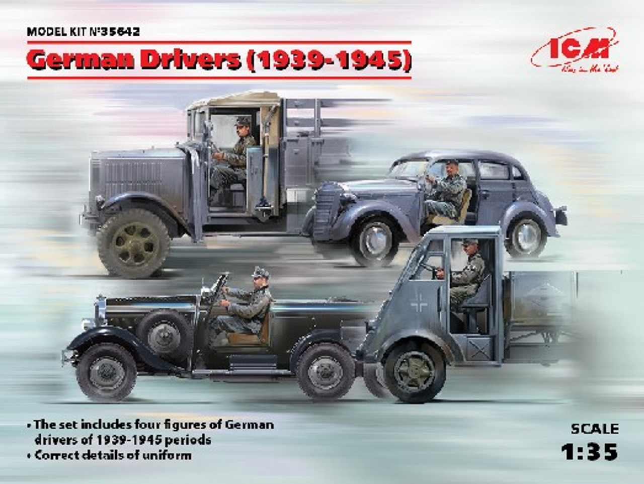 Models 1/35 US Army Drivers 5 Figure Set