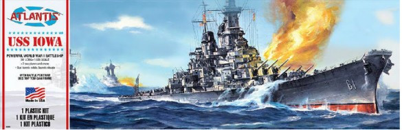 USS Iowa Battleship (formerly Revell) 1/535 Atlantis Models