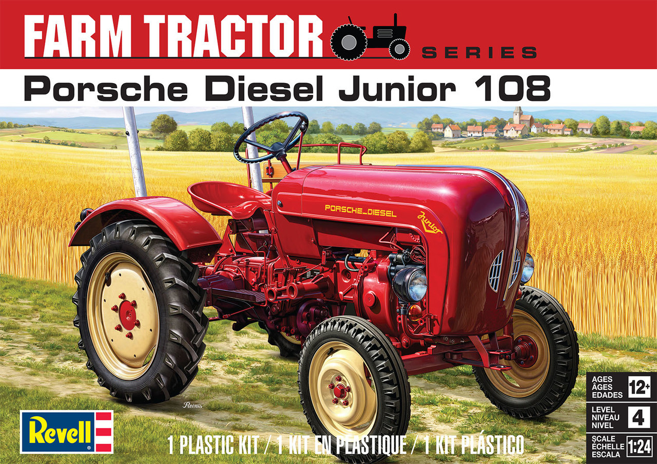 Porsche Diesel Junior 108 Farm Tractor 1/25 Revell