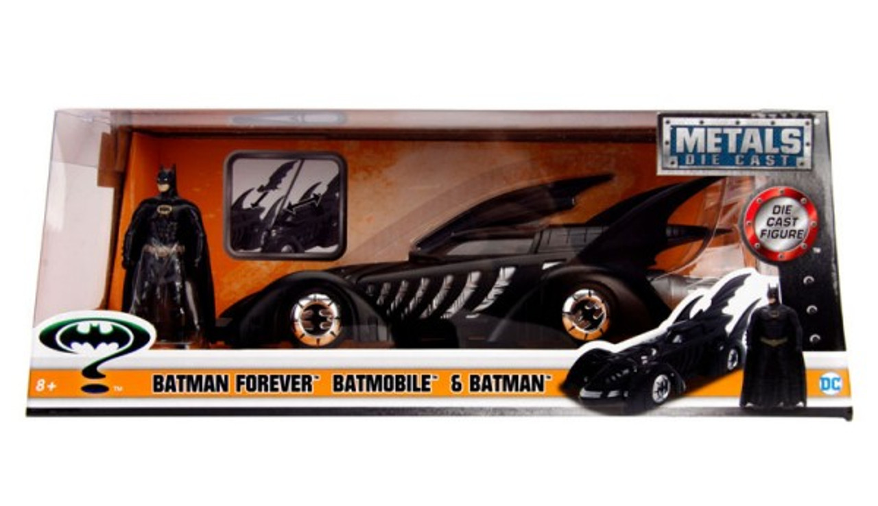 1995 Batman Forever Batmobile w/Batman Figure 1/24 Jada Toys