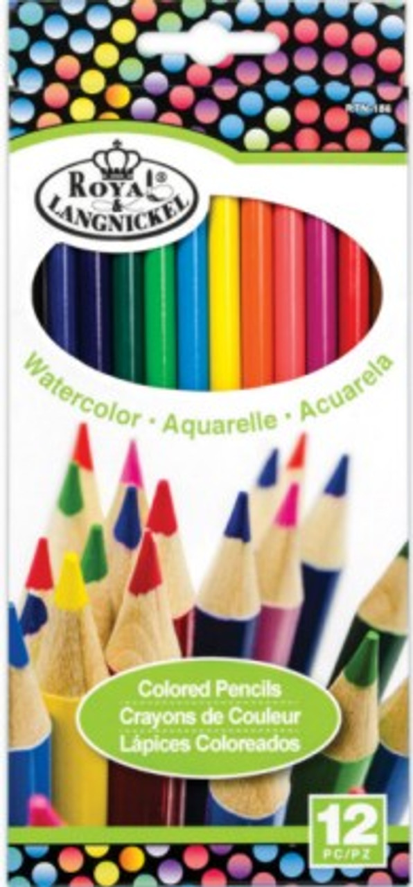 Royal & Langnickel Cool Art Neon Colored Pencils, 12pc