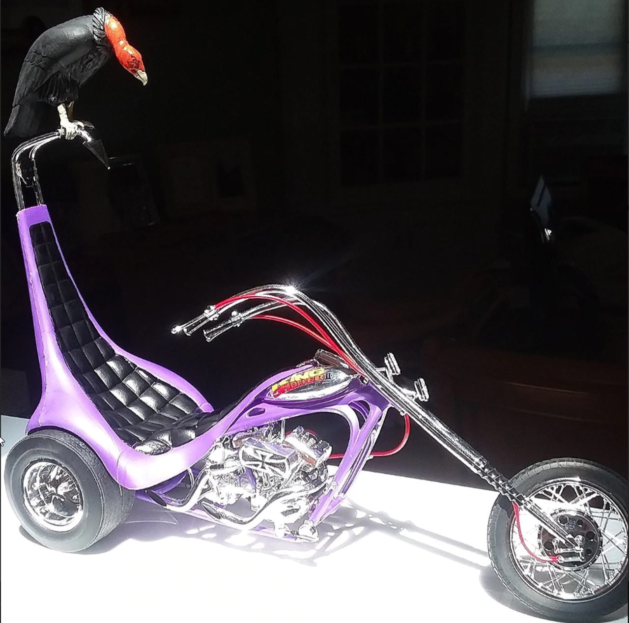 Tom Daniel's Way Out Custom King Chopper II Three-Wheel Show