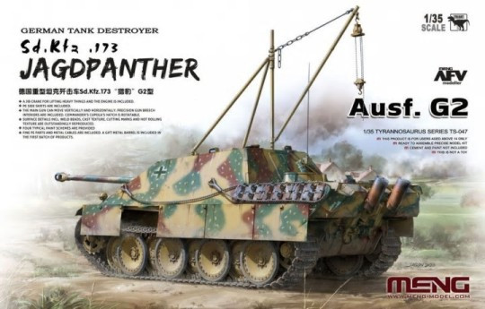 SdKfz 173 Jagdpanther Ausf G2 German Tank Destroyer 1/35 Meng Models
