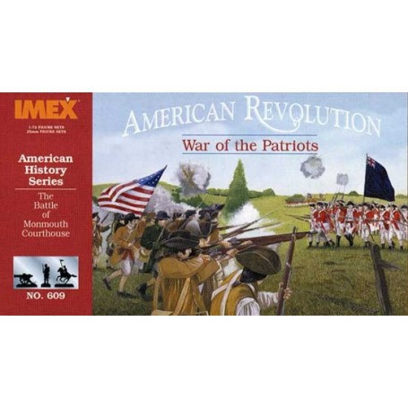 American Revolution Patriots Battle Of Monmouth Courthouse Diorama Set 1 72 Imex