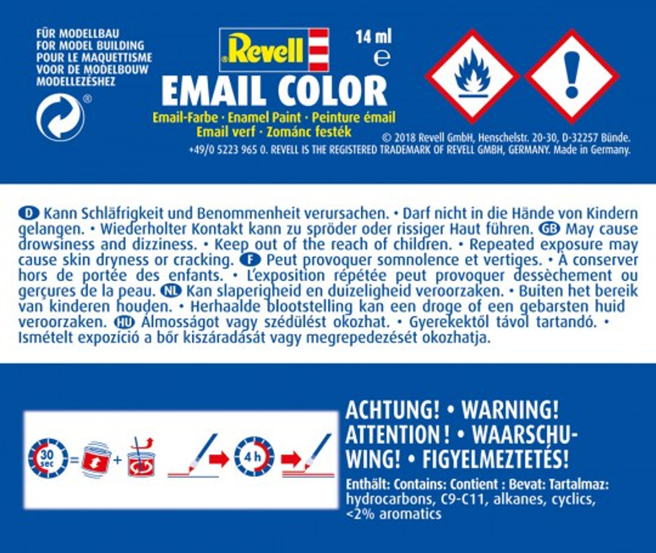 Email Color Set couleurs militaires, 14ml // Kits de peinture // Revell  Online-Shop