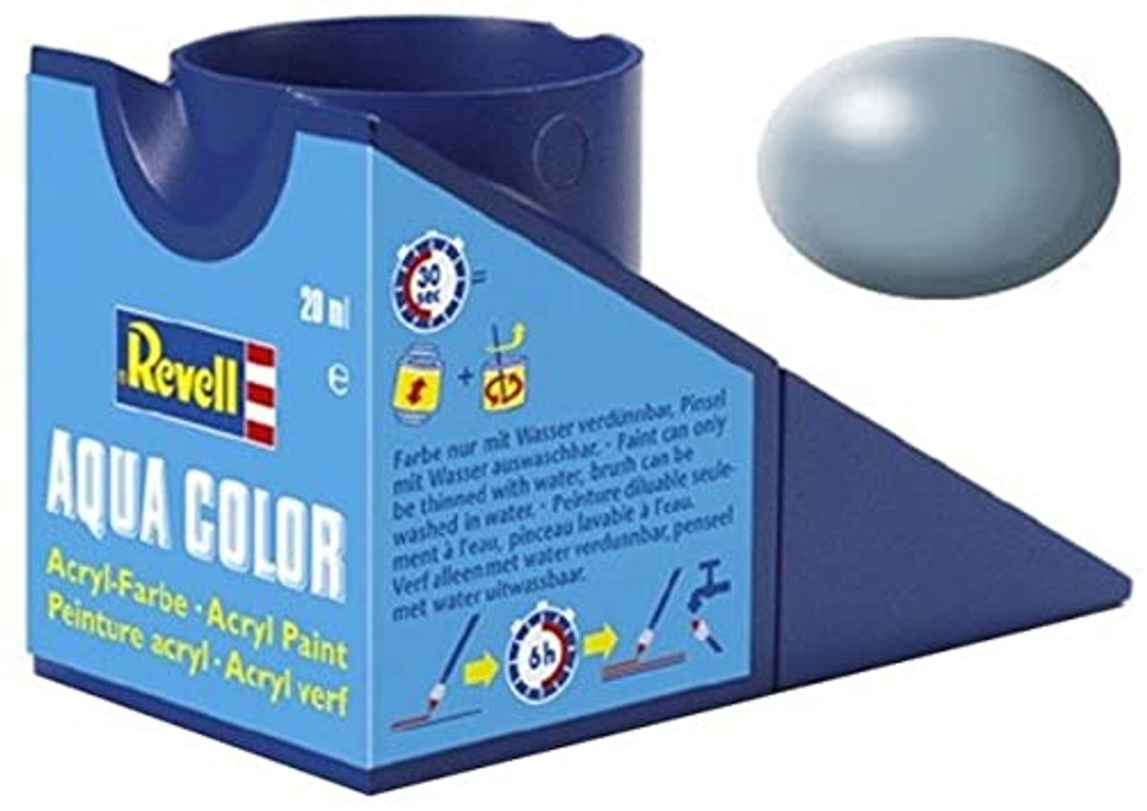 Revell model paint Aqua Color dark grey silk matt 18ml 36378