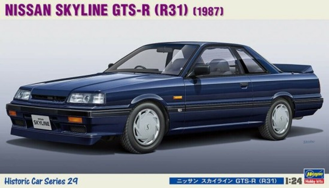 1987 Nissan Skyline GTS-R (R31) 2-Door Car 1/24 Hasegawa
