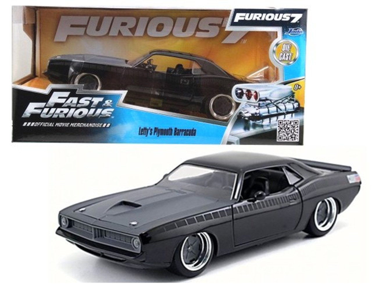 Fast & Furious Letty's Plymouth Barracuda 1/24 Jada