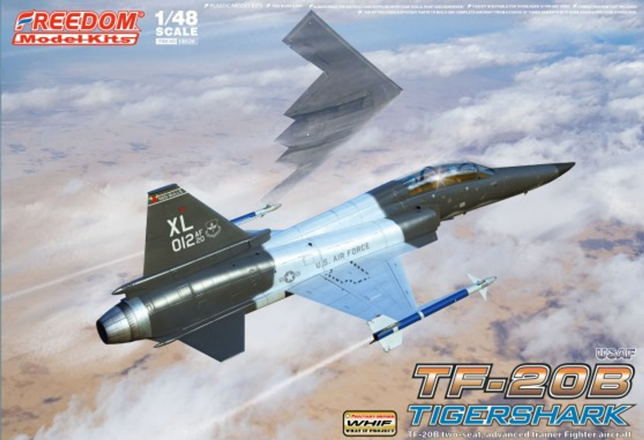 1/48 USAF TF-20B TIGERSHARK タイガーシャーク TF-20B Tigershark USAF Two-Seater Advanced Trainer Fighter 1