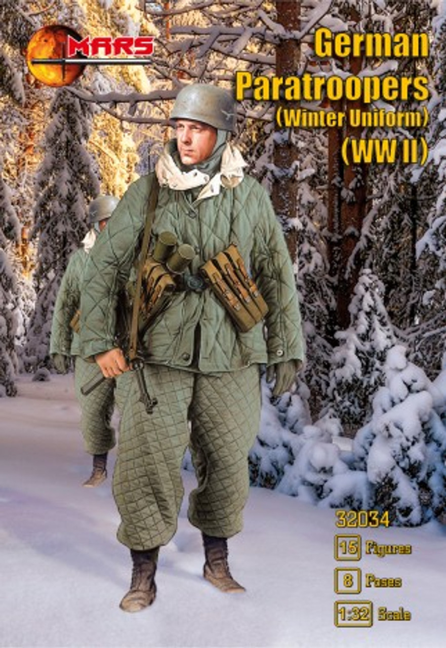 WWII German Paratroopers Winter Uniform (15) 1/32 Mars Models