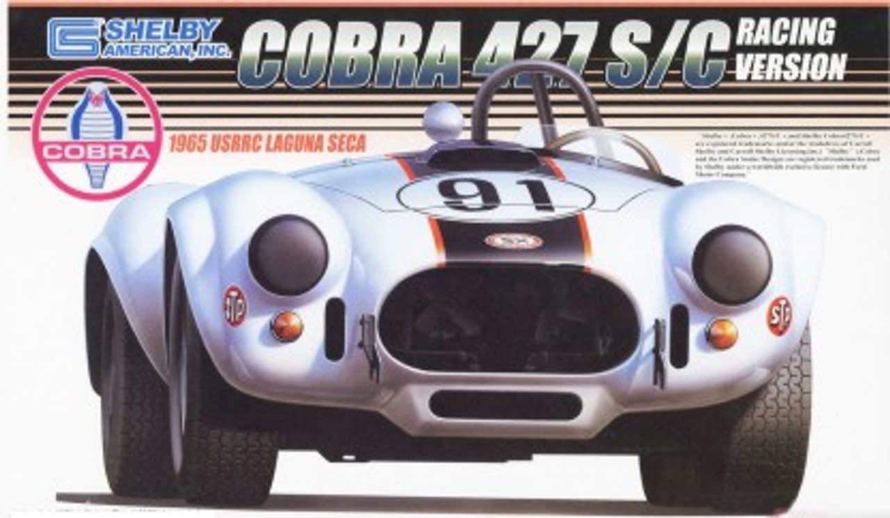 Shelby Cobra 427S/C 1965 USRRC Laguna Seca Race Car 1/24 Fujimi