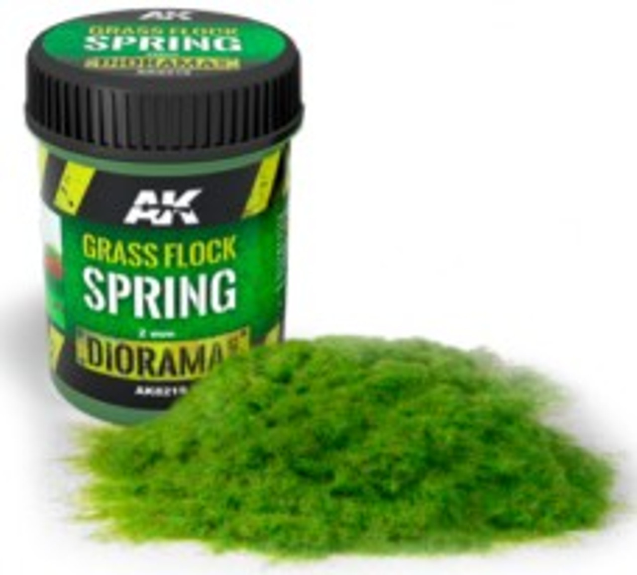 AK Interactive 8219 Grass Flock - Spring (250ml)