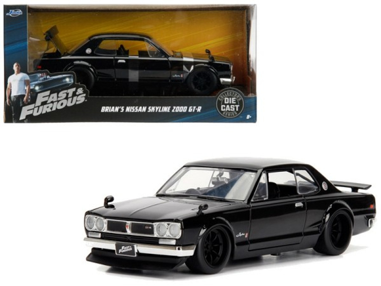 Fast & Furious Brian's Nissan Skyline 2000 GT-R 1/24 Jada