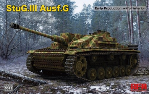 StuG III Ausf G Early Production Tank w/Full Interior 1/35 Rye