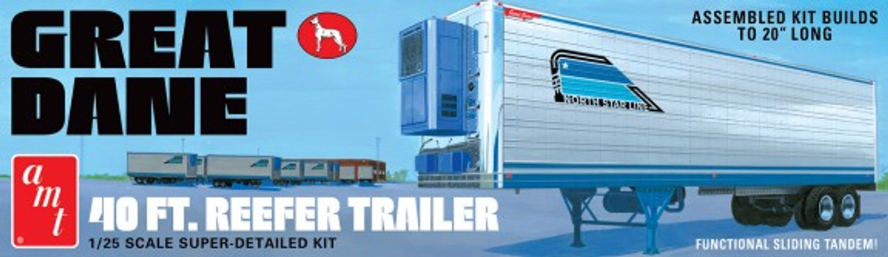 Great Dane 40' Reefer Trailer 1/25 AMT Models