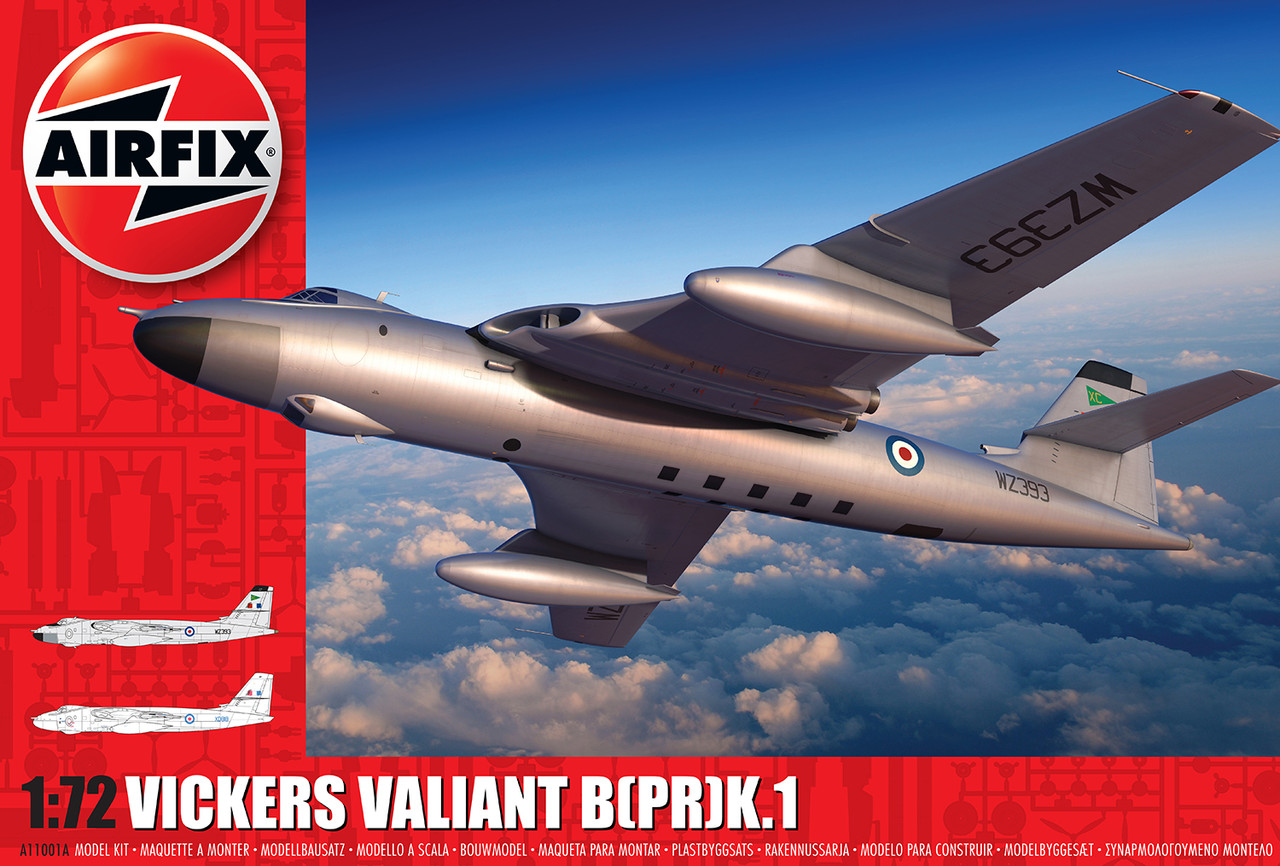 Vickers Valiant B(PR)K1 Bomber 1/72 Airfix