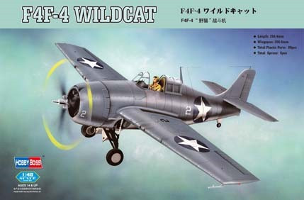 F4F4 Wildcat Fighter 1/48 Hobby Boss