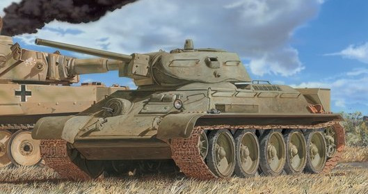 T34/76 Factory No.112 Krasone Sormovo Late Production Tank 1/35 Dragon