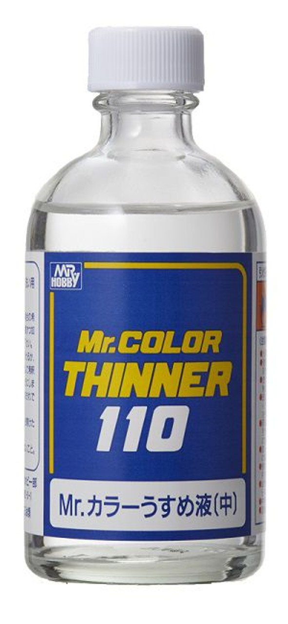 Mr Color Thinner 110ml Glass Bottle Mr Hobby (GUZT102)