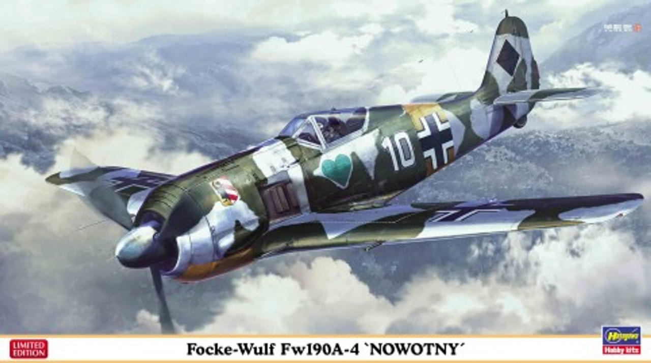 Focke Wulf Fw 190a 4 Nowotny Luftwaffe Fighter Ltd Edition 1 48 Hasegawa