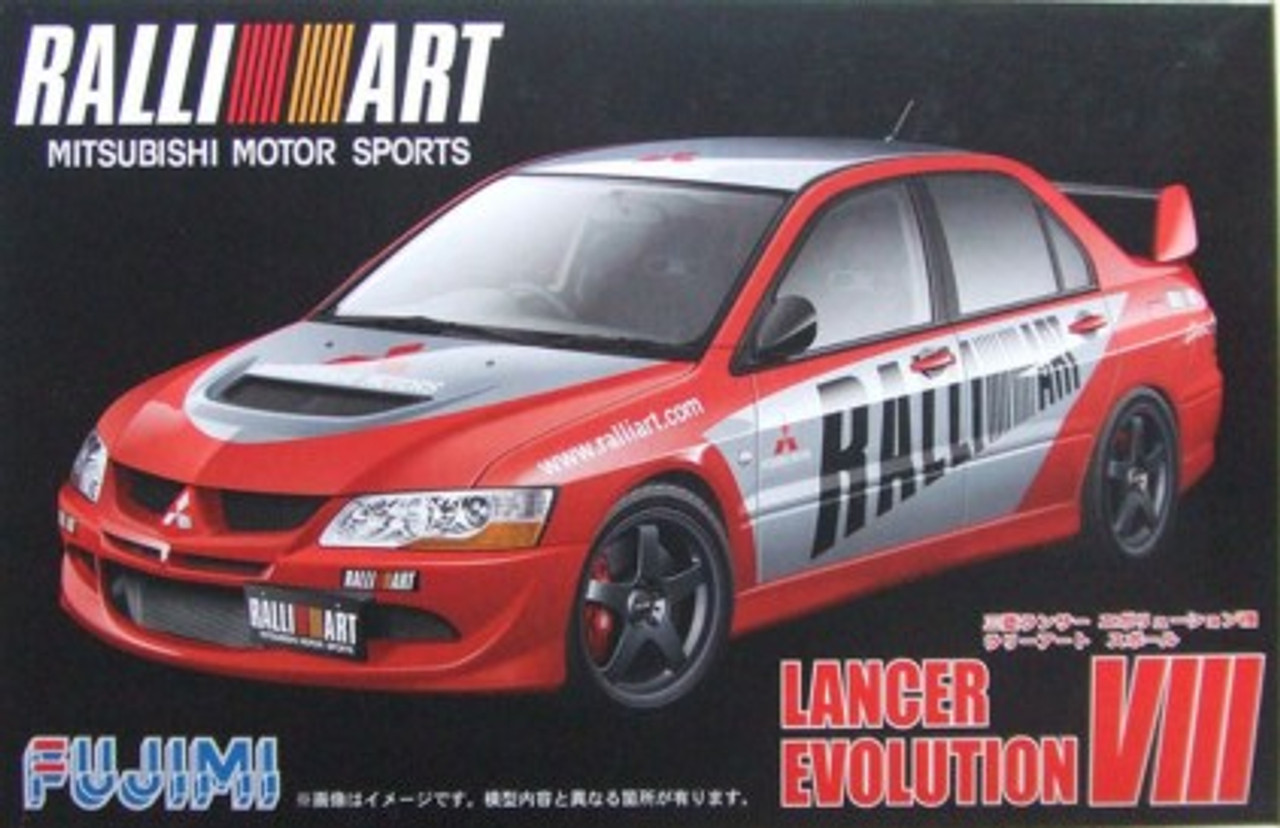 Mitsubishi Lancer Evolution VIII Ralliart 4-Door Car 1/24 Fujimi