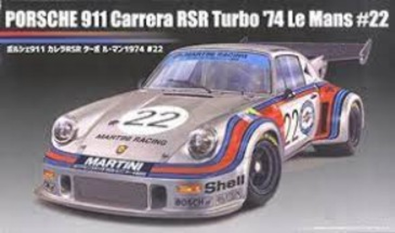 1974 Porsche 911 Carrera RSR Turbo #22 LeMans Race Car 1/24 Fujimi