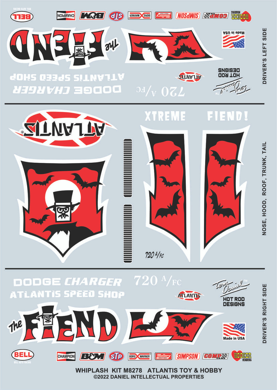 Tom Daniel's Fiend Funny Car 1/32 Atlantis (AAN8278)