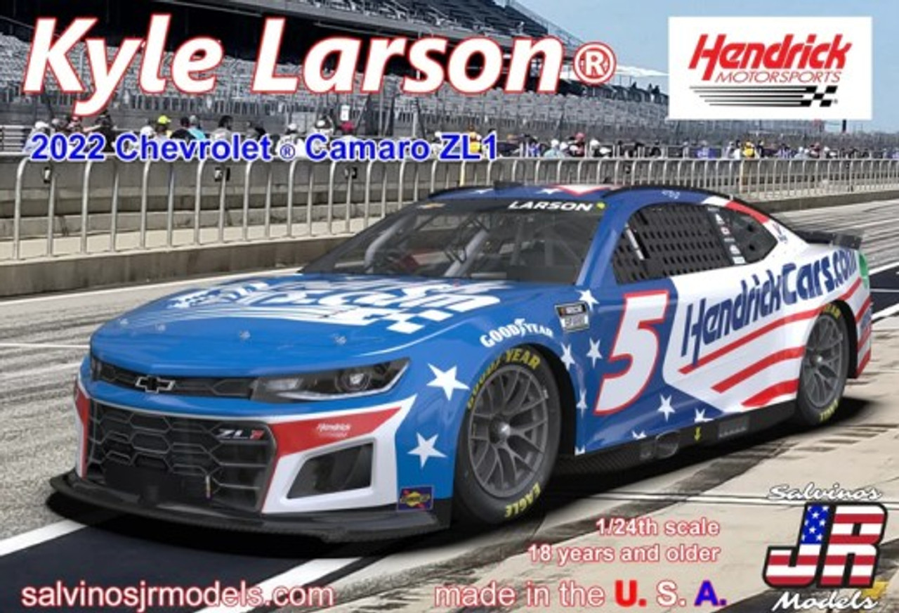 ラスト1個 サルビノス JR 1/24 NASCAR # 5 Kyle Larson 2022 Camaro