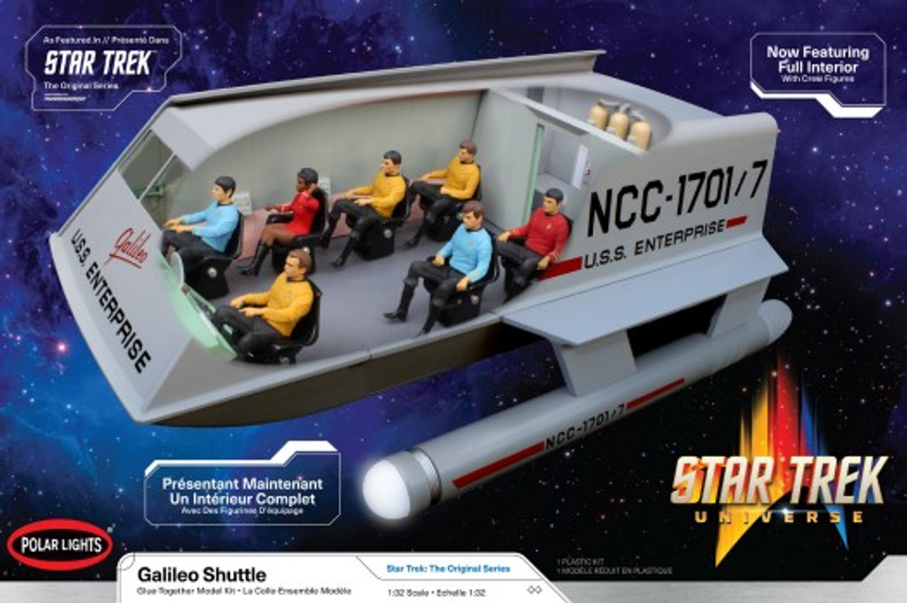 「スタートレック」ガリレオ・シャトルクラフト Star Trek - GALILEO Shuttle Craft 7 - With INTERIOR 1:32